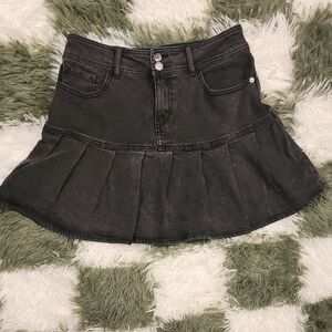 Wild Fable Denim Peplum Mini Skirt
